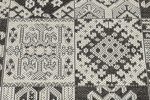 Antypoślizgowy Dywan FLEX 19636/91 Brąz Beż Patchwork