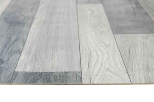 Wykładzina PCV Plaza Holm Oak 999M Szare Deski szerokość 1 m