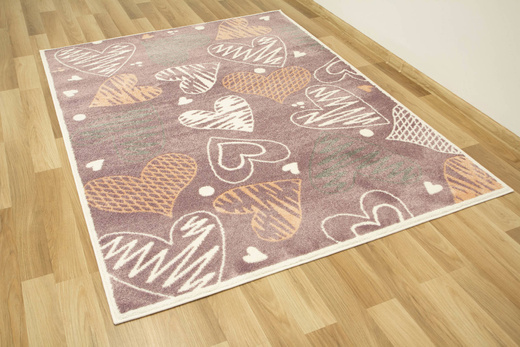 Dywan Dziecięcy Lima 9392A lila/rose