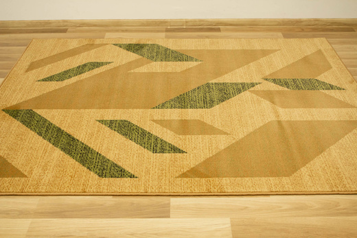 Dywan Agnella Standard Kanas Beż Oliwka Abstrakcja