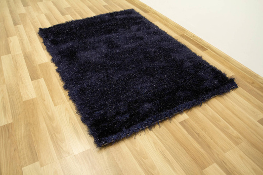 Lśniący Dywan Gloria Granatowy Z Lurexem