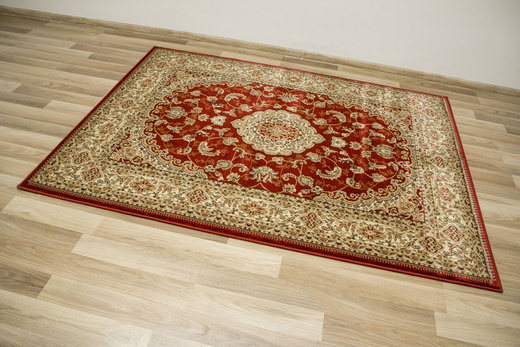 Dywan Super Rose 2095A red/cream Ornament Kwiatowy Czerwień Krem