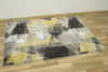 Dywan Victoria B885A grey/yellow Trójkąty Żółty Szary Przecierany