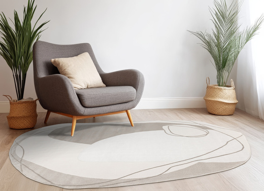 Dywan Selenne GS001A Cream/Beige Szary Beżowy Krem Ksztalt