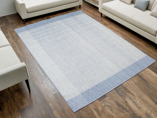 Dywan Dwustronny Sznurkowy Brussels 205664/10310 Ocean Niebieski Krem Outdoor