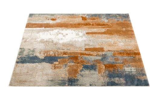 Dywan Argent 16434 O10 Orange Niebieski Pomarańczowy Tynk