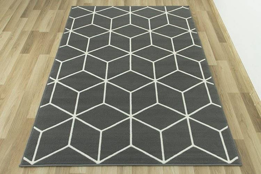 Dywan Luna 503746/51911 grey cubes szary