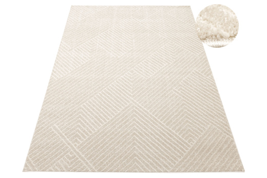 Dywan Matara N963A l.beige/sp.cream Beż Krem Linie