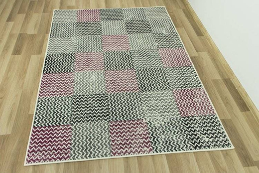 Dywan LUNA 503568/56935 patchwork fiolet