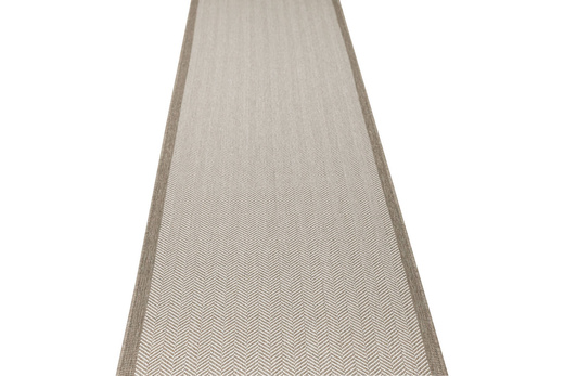 Dwustronny Sznurkowy Chodnik Brussels 205681/10610 Linen Krem Beż Jodełka szerokość 100 cm