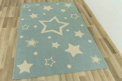 Dywan KIDS 533743/85855 gwiazdki niebieskie
