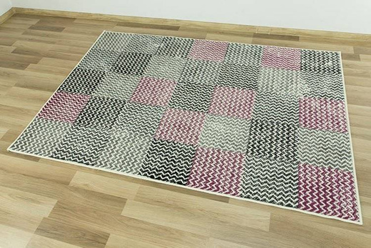 Dywan LUNA 503568/56935 patchwork fiolet