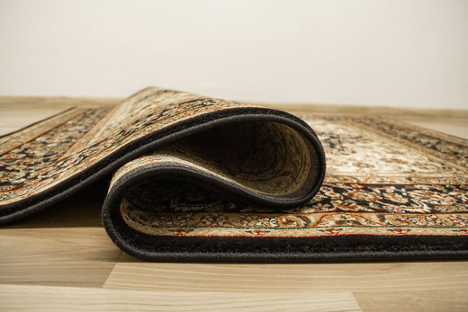 Dywan Super Rose 1874A black/black Czarny Brąz Beż