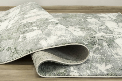 Dywan DAVINCI 2443A d.green/beige Y04/45 Butelkowa Zieleń Beż