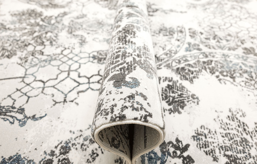 Dywan Argent 14721 U11 Blue Krem Szery Niebieski Ornament