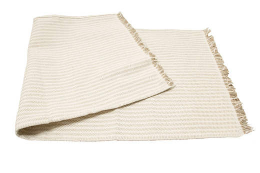 Dywanik Chodniczek Lea Paski Beż 506116 Bawełna Juta