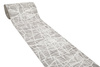 Chodnik Loris G162D cream/d.grey Stebrzysty Szary Krem szerokość 70 cm