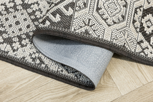 Antypoślizgowy Dywan FLEX 19636/91 Brąz Beż Patchwork