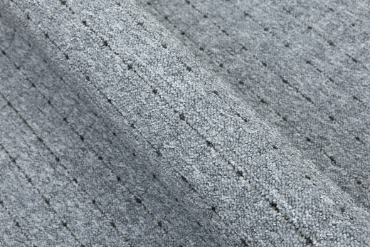 Okrągły Dywan Pętelkowy Zembla 73 Szary Grafit Kratka