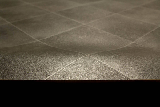 Wykładzina PCV Atlantic Toulouse 009 Antracyt Srebrny Romby szerokość 3 m