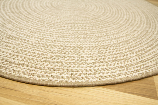Okrągły Dwustronny Dywan Sznurkowy Brussels 205580/10610 linen Outdoor