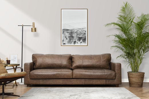 Dywan Nantes NT071A Vizon/Vizon Szarobeżowy Marmur