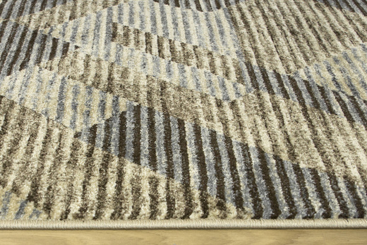 Chodnik Daffi 13126/130 Beż Szary Brąz Trójkąty szerokość 100 cm