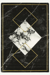 Dywan Diamond K4477G gold/gold Marmur Romby