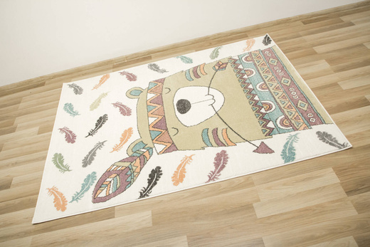 Dywan Dziecięcy Lima G760A cream/yellow Misio Indianin