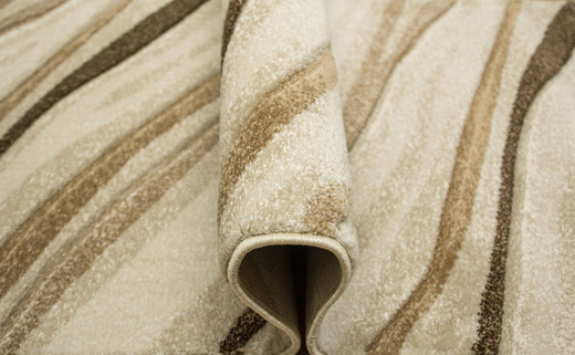 Chodnik Amelia C012A cream/beige Beż Brąz Fale szerokość 100 cm