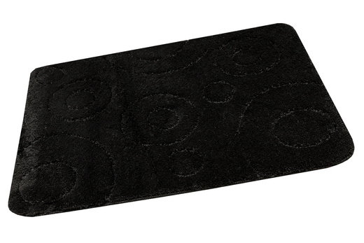Dywanik Łazienkowy Antypoślizgowy Galaxy Black Czarny Koła
