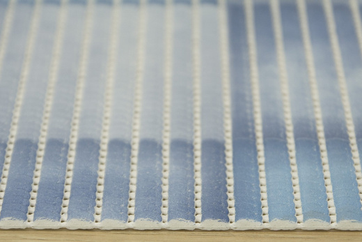 Mata Łazienkowa Softy-tex 843 niebieska kratka szerokość 65 cm