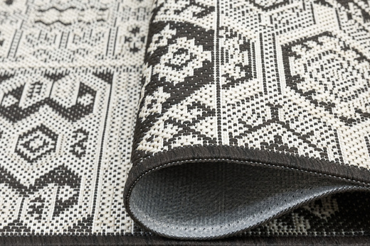 Antypoślizgowy Dywan FLEX 19636/91 Brąz Beż Patchwork