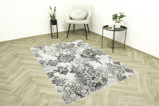 Dywan Argent 14721 U11 Blue Krem Szery Niebieski Ornament