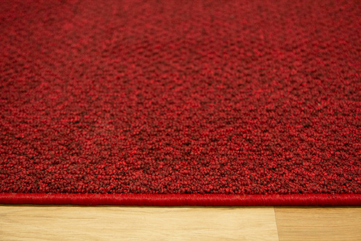 Dywan Pętelkowy Stockholm 35 Czerwony Czarny Melanż