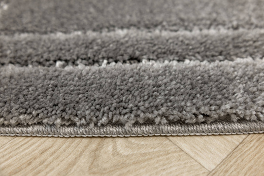 Dywanik Łazienkowy Antypoślizgowy Sego Grey Szary Prostokąty Mozaika