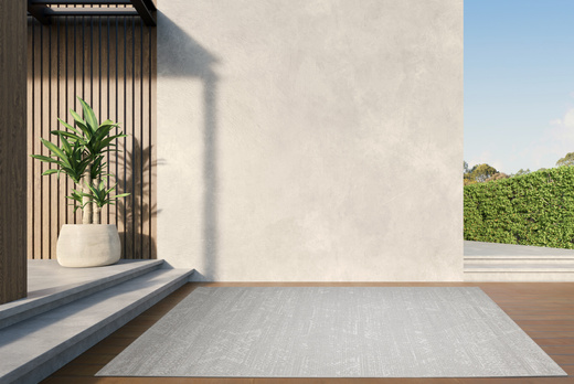 Dywan Sznurkowy Haga 04196A cream/l.grey Szary Krem Ornament Romby Outdoor