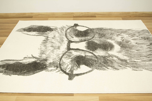 Dywan Dziecięcy Lima 9506A cream/l.grey Szary Krem Lama w Okularach