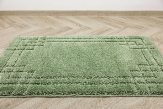 Dywanik Łazienkowy Antypoślizgowy Sego Green Zielony Prostokąty Mozaika