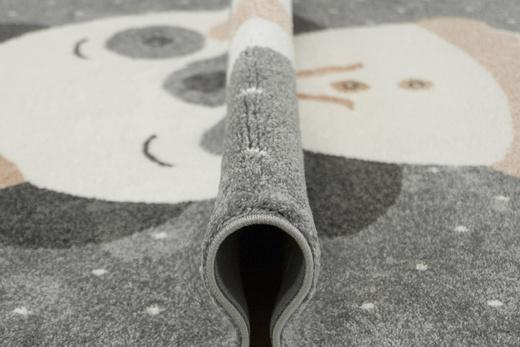 Dywan Dziecięcy Lima C883A l.grey/cream Różowy Szary Baletnica Panda