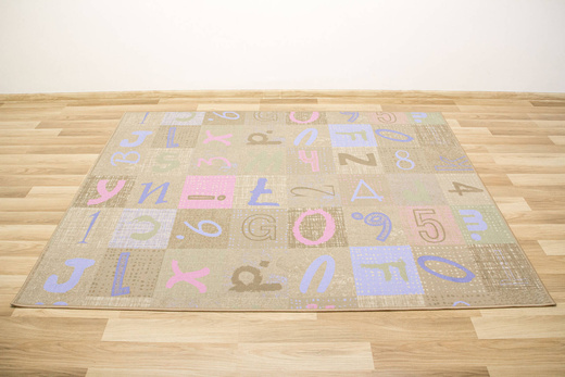 Dywan Blackboard 04 z Cfl-s1 Beż Róż