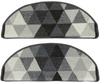 Nakładki półokrągłe Nolan 19 trójkąty szare 