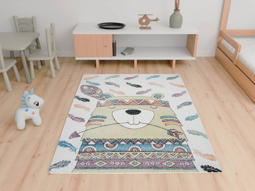 Dywan Dziecięcy Lima G760A cream/yellow Misio Indianin