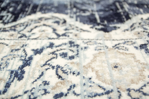 Dywan Victoria 7094A l.blue/cream Ornament Niebieski Krem