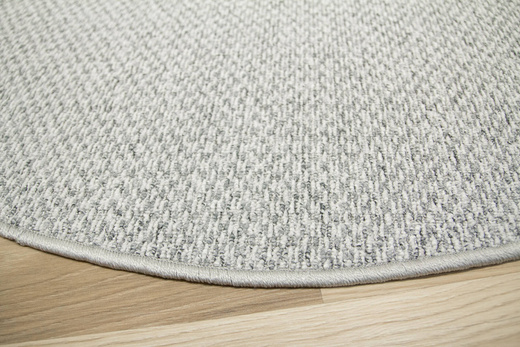 Okrągły Dywan Cannon 73 Grey Gruby Splot