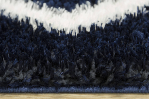 Dywan Boho 656 navy blue/cream Granatowy Romby