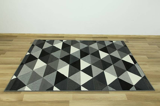 Dywan Luna 503430/56911 grey trójkąty