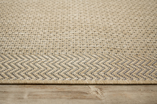 Chodnik Sznurkowy Jeans 19242/P01 Outdoor Brąz Beż szerokość 90 cm