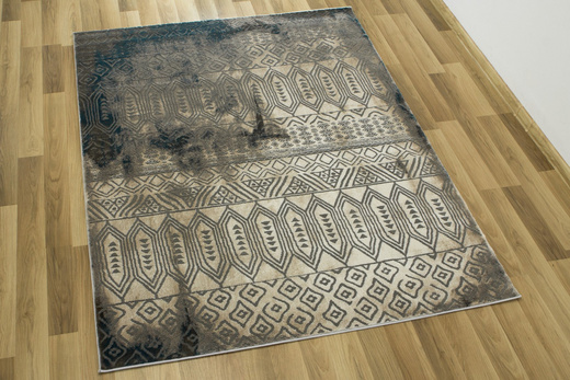 Dywan VERSAGE 2188A blue/krem Kremowy Niebieski