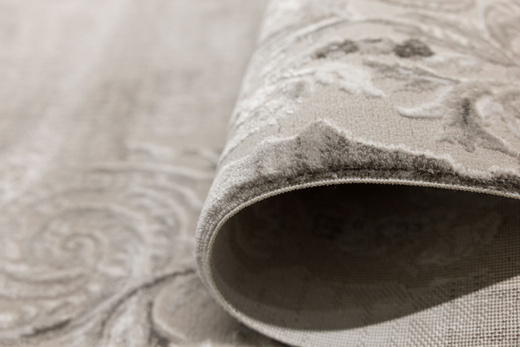 Dywan Nantes NT211A Vizon/Vizon Szarobeżowy Krem Ornament